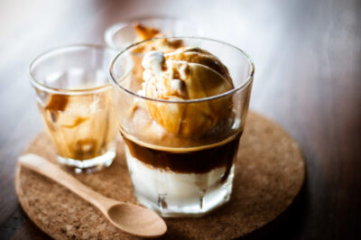 Coffee with ice cream